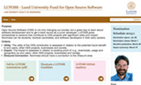 LUFOSS - Lund University Fund for Open Source Software